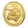 2022 - Niue 5 NZD Zlat mince Obrnn technika - M4 Sherman - proof (Obr. 1)