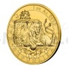 2018 - Niue 50 NZD Gold 1 oz bullion Czech Lion, number 18 - reverse proof (Obr. 4)