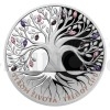 2021 - Niue 2 NZD Silver Crystal Coin - Tree of Life - Summer - Proof (Obr. 1)