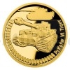 2022 - Niue 5 NZD Zlat mince Obrnn technika - PzKpfw VI Tiger - proof (Obr. 5)