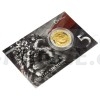 2022 - Niue 2 NZD Silver 1 oz Bullion Coin Czech Lion ANNIVERSARY Numbered Gilded - Proof (Obr. 2)