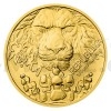 2023 - Niue 10 NZD Zlat 1/4oz mince esk lev - b.k. (Obr. 0)