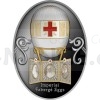 2021 - Niue 1 NZD Faberg vejce Red Cross with Imperial Portraits Egg - proof (Obr. 0)