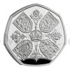 2022 - Velk Britnie 50p - Stbrn mince Queen Elizabeth II / Krlovna Albta II. - proof (Obr. 0)