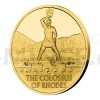 Zlat mince Sedm div starovkho svta - Rhodsk kolos - proof (Obr. 0)