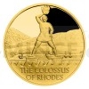 Zlat mince Sedm div starovkho svta - Rhodsk kolos - proof (Obr. 6)