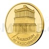 Gold coin Seven Wonders of the Ancient World - The Mausoleum at Halicarnassus - proof (Obr. 0)