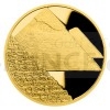Gold coin Seven Wonders of the Ancient World - The Great Pyramid of Giza - proof (Obr. 0)