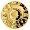 Zlat mince Sedm div starovkho svta - Egyptsk pyramidy - proof (Obr. 1)