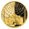 Gold Half-Ounce Medal Start of Regular Broadcasting by Czechoslovak Radio - Proof (Obr. 1)