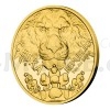 2023 - Niue 50 Niue Gold 1 oz Bullion Coin Czech Lion - Numbered Proof, No 11 (Obr. 7)