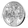 2021 - Niue 1 NZD Stbrn mince Legenda o krli Artuovi - Merlin a draci - proof (Obr. 1)