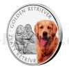 2021 - Niue 1 NZD Silver Coin Dog Breeds - Golden Retriever - Proof (Obr. 1)