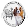 2023 - Niue 1 NZD Silver Coin Dog Breeds - Cavalier King Charles Spaniel - Proof (Obr. 1)