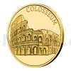Zlat mince Novch sedm div svta - Koloseum - proof (Obr. 4)