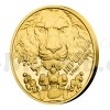 2023 - Niue 10 NZD Gold 1/4oz Coin Czech Lion - PP (Obr. 0)