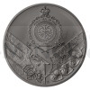 2023 - Niue 2 NZD Silver 1 Oz Bullion Coin Czech Lion Black Platinum / Gold Plated - UNC (Obr. 5)