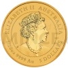 2021 - Austrlie 5 $ Year of the Ox 1/20 oz Gold (Rok Buvola) (Obr. 1)
