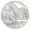 2023 - Niue 50 NZD Palladiov uncov mince esk lev s hologramem - proof (Obr. 0)