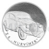 2024 - Niue 1 NZD Stbrn mince Na kolech - Motorov vozidlo Z 6 Hurvnek - proof (Obr. 5)