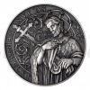 Heilige Johannes Nepomuk - Satz von 2 Medaillen - Patina (Obr. 0)