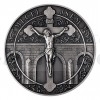 Heilige Johannes Nepomuk - Satz von 3 Medaillen - Patina (Obr. 1)
