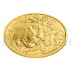 2024 - Niue 25 NZD Gold 1/2 oz Bullion Coin Czech Lion - standard (Obr. 2)