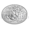 Set of Two Silver bullion coins Czech Lion 2021 and Slovak Eagle 2024 - UNC (Obr. 5)