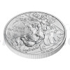 2024 - Niue 2 NZD Silver 1 oz Bullion Coin Czech Lion Numbered Certificate - UNC (Obr. 3)