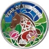 2014 - Fiji 10 $ - Year of the Horse Coloured - Proof (Obr. 1)