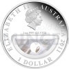2011 - Australia 1 $ - Treasures of Australia - Pearls 1oz Silver Proof Locket Coin (Obr. 0)