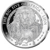 2010 - Rwanda 500 RWF - Big Five of Africa - The Biggest Silver Ounces of the World - Proof (Obr. 4)