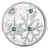 2011 - Kanada 20 $ - Montana Blue Small Snowflake / Vloka - proof (Obr. 1)