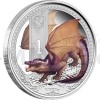 2014 - Tuvalu 1 $ - Mythical Creatures: Dragon - proof (Obr. 3)