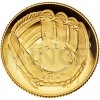 2014 - USA 5 $ - National Baseball Hall of Fame Proof $ 5 Gold Coin (Obr. 0)