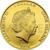 2014 - Cook Islands 7 $ - Ctyrlistek Coin Set - Proof (Obr. 3)