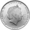 2014 - Cook Islands 7 $ - Ctyrlistek Coin Set - Proof (Obr. 5)