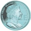 2014 - Virgin Islans 5 $ - Dolphin Turquoise Titanium Coin - BU (Obr. 0)