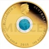2015 - Australia 100 $ Treasures of the World Gold Coin - North America / Turquoise - Proof (Obr. 0)