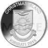 2015 - Kiribati 5 $ Rudolf, sob s ervenm nosem (rubnem) - proof (Obr. 2)