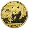 2012 - China 100 Y China Gold Panda 1/4 oz (Obr. 1)
