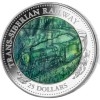 2016 - Cook Islands 25 $ Trans-Siberian Railway with Mother of Pearl - Proof (Obr. 1)