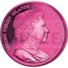 2015 - Virgin Islands 5 $ - Flamingo Pink Titanium Coin - BU (Obr. 0)