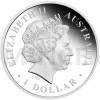 2011 - Discover Australia Dreaming - Dingo 1oz Silver Coin (Obr. 2)