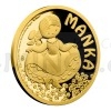 2017 - Niue 5 NZD Gold Coin Manka - Proof (Obr. 1)
