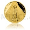 Gold Quarter-Ounce Medal Look-Out Tower on Křížová Mountain - Proof (Obr. 0)