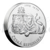 2017 - Niue 100 NZD Silver 1 Kilo Investment Coin Czech Lion - St. (Obr. 0)