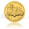 2017 - Niue 5 NZD Gold 1/25 Oz Investment Coin Czech Lion - UNC (Obr. 1)