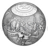 2017 - Cameroon 5000 CFA S.O.S. to the World - Endangered Animals, Sphere Shape - Antique (Obr. 0)