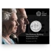 2017 - Great Britain 20 GBP Platinum Wedding 2017 UK Fine Silver Coin (Obr. 2)